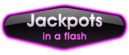 Jackpots in a flash logo